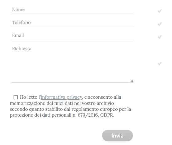 Accettazione cookie Ditta 2G di Franco Gigli e C. sas